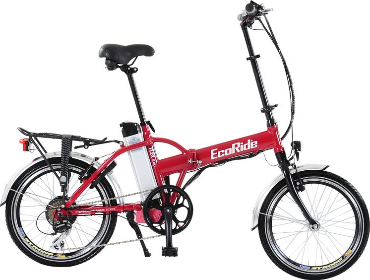EcoRide elcyklar - Flexible "Hopfällbar elcykel"