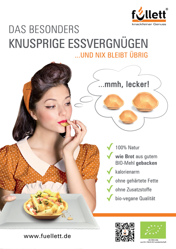 Das besonders knuspriges Essvergnügen: Füllett!