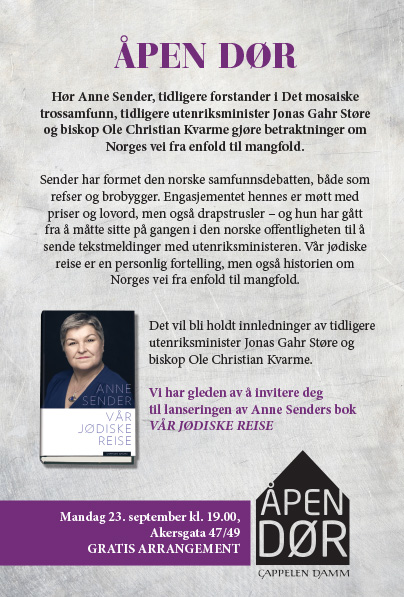 Invitasjon Anne Sender