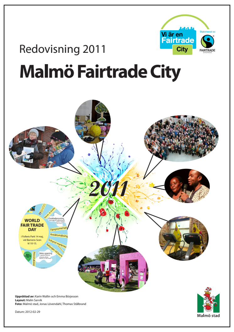 Malmö Fairtrade City årsredovisning 2011