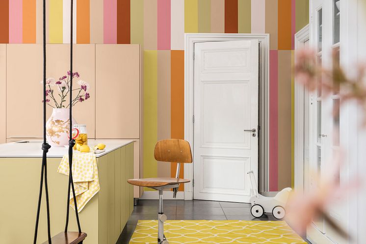 Flexa-Kleurentrends-Kleur-van-het-Jaar-2023-Flexa-ColorLab-Buzz-keukeninspiratie