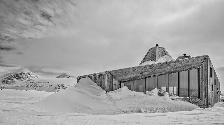 Rabot  turisthytte, Okstindan  Nordland,  2014, Jarmund/Vigsnæs AS Arkitekter MNAL