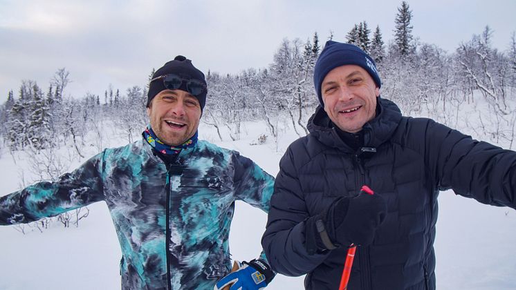 Hans Olsson och Petter Alexis Askergren Vasaåket 90