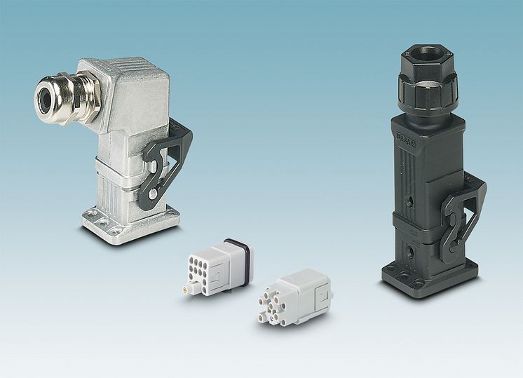 Heavy-duty connectors for compact power transmission