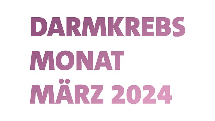 Darmkrebsmonat März 2024