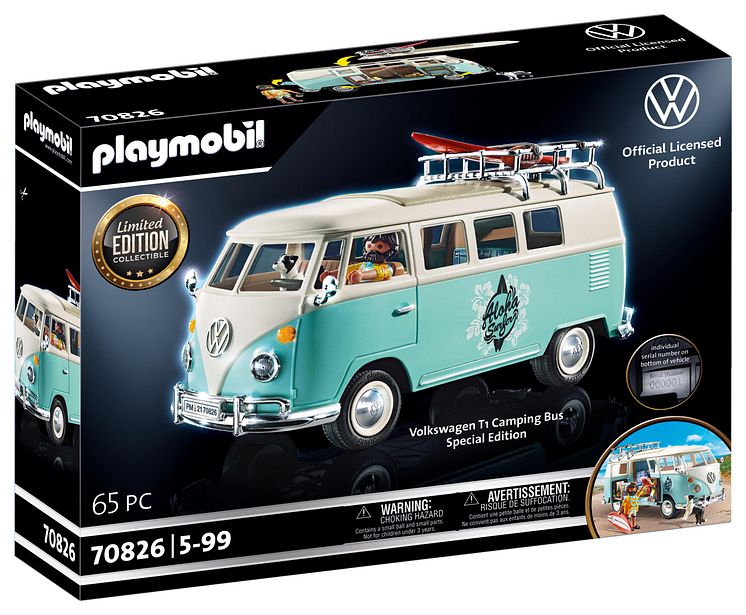 70826 Volkswagen T1 Camping Bus - Special Edition von PLAYMOBIL