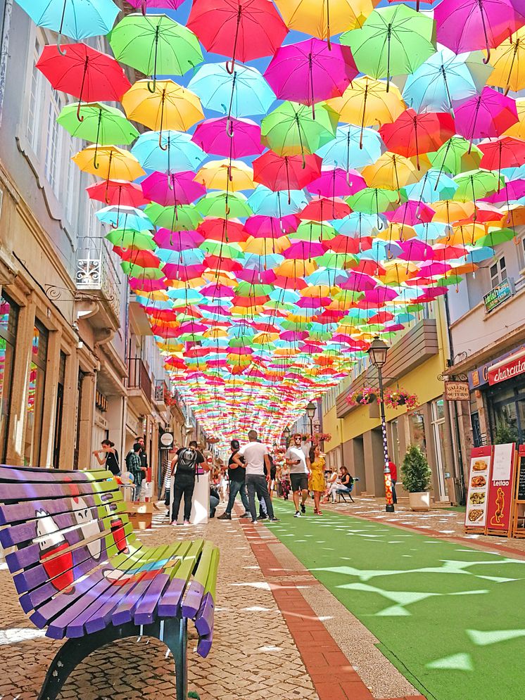 The Umbrella Project i Águeda. 