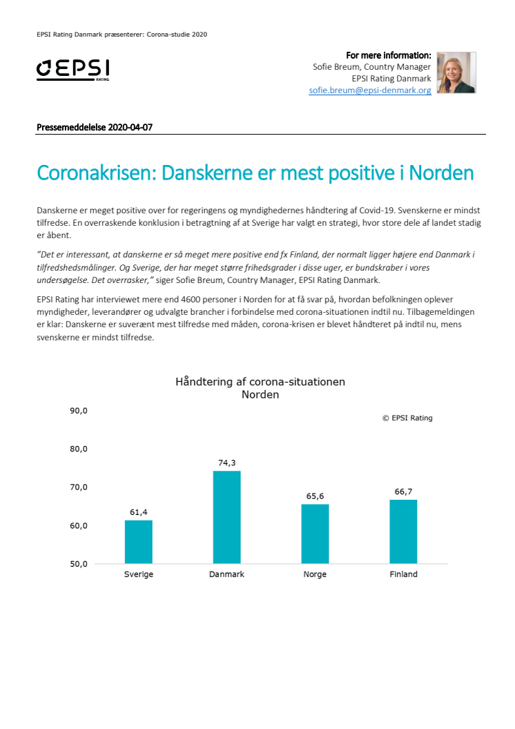 ​Danskerne er vilde med Søren Brostrøm og utilfredse med EU