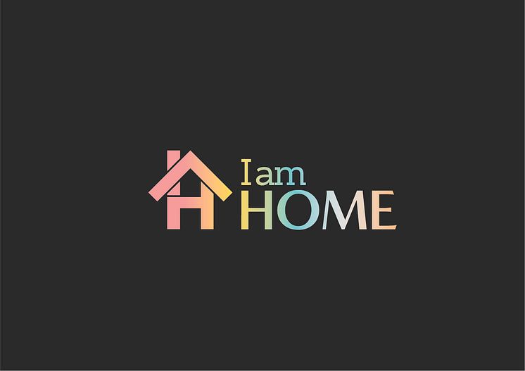 I am Home logga färgad