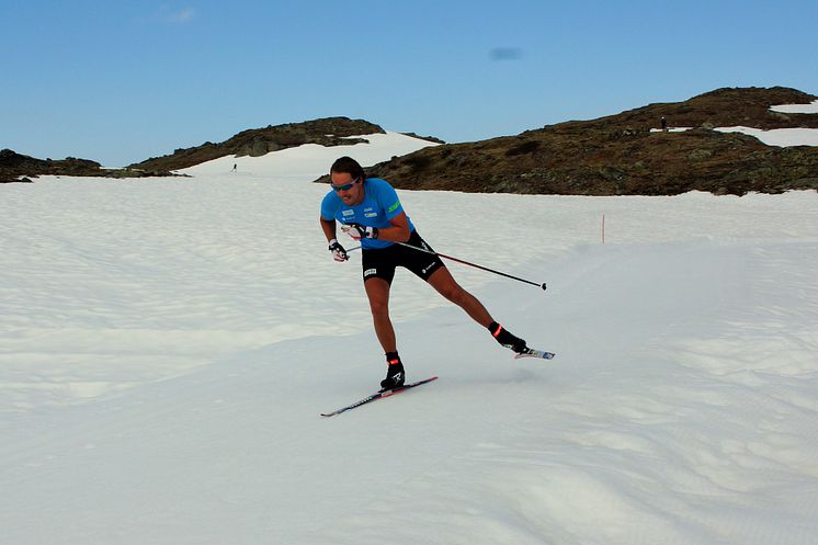 Emil Hegle Svendsen på Sognefjellet