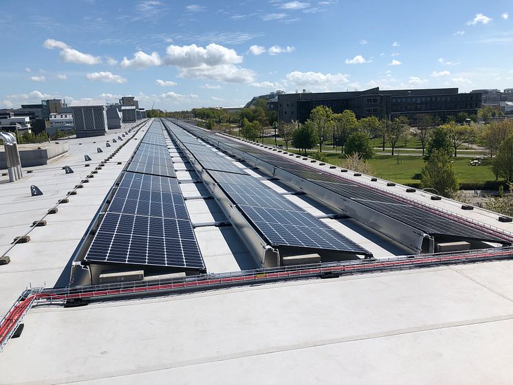 Solceller Kemicentrum 1, Lunds universitet