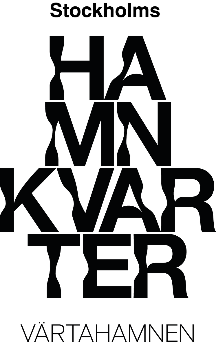Stockholms Hamnkvarter Logotyp Primär Svart