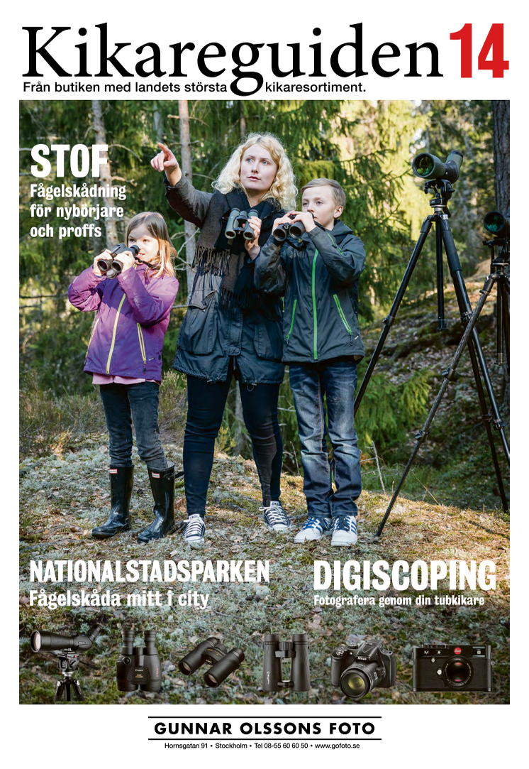 Kikareguiden 2014 från Gunnar Olssons Foto