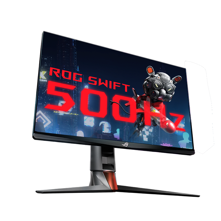 ASUS Republic of Gamers Announces ROG Swift 500Hz NVIDIA G-SYNC Esports Gaming Monitor with Reflex 2