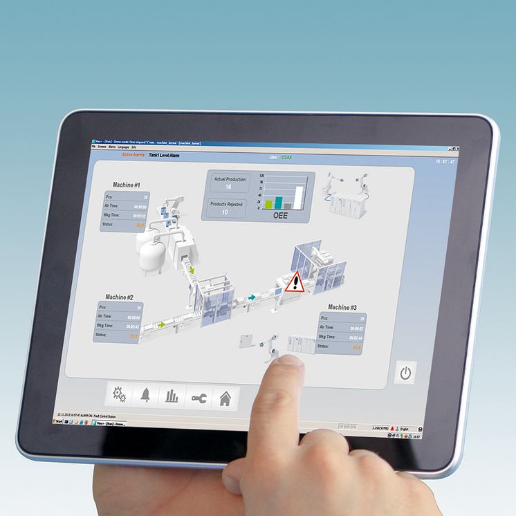 Operating and monitoring tasks now possible on mobile devices thanks to new visualisation app