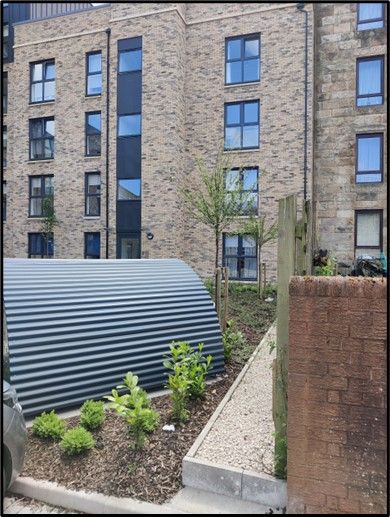 Secure cycle storage at Millerbank Street