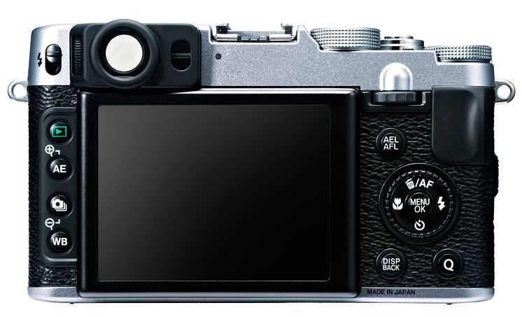 FUJIFILM X20 silver back