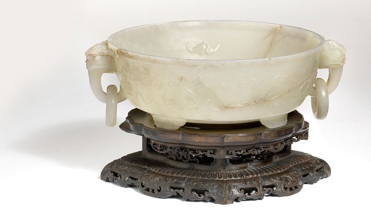 Chinese mutton fat jade bowl 