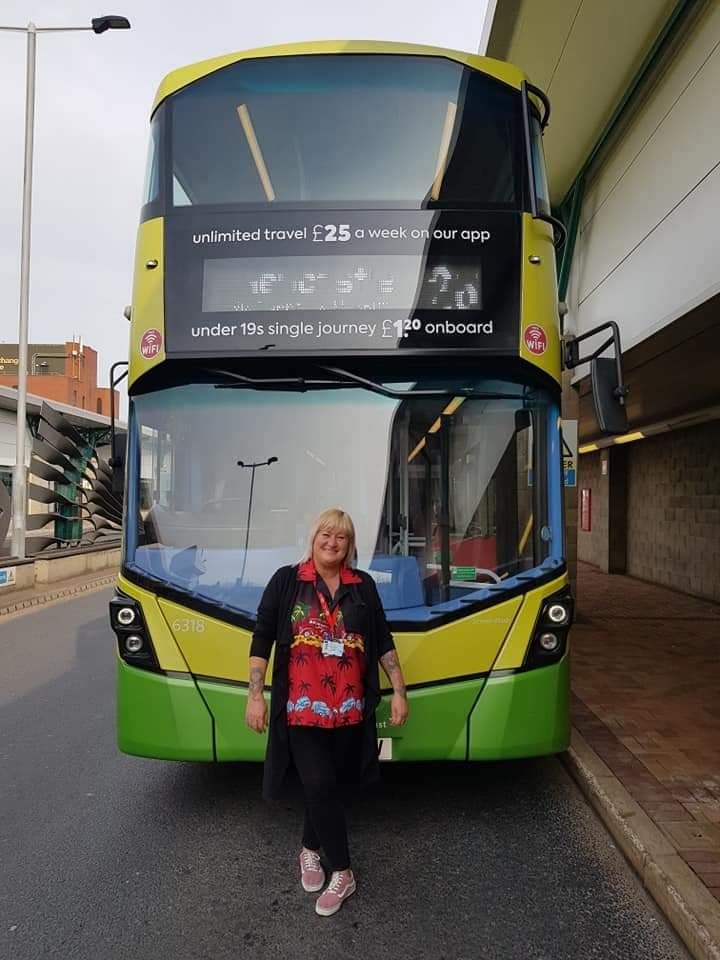 Go North East key worker helping spread Easter weekend cheer