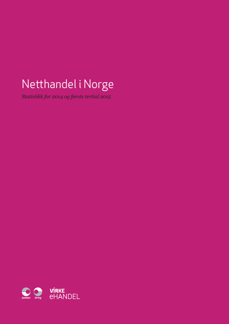 Bring og Virkes netthandelsstatistikk 2015