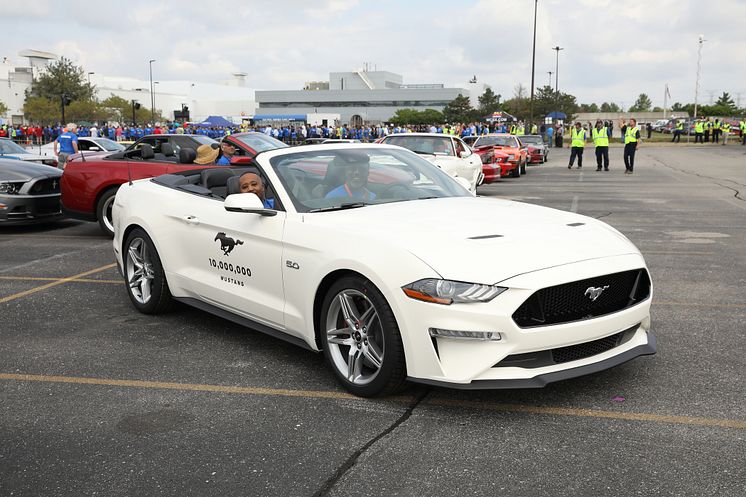 Ford Mustang nummer 10 millioner 2018