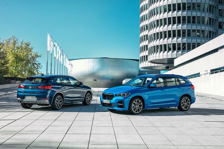 BMW X1 xDrive25e ja BMW X2 xDrive25e