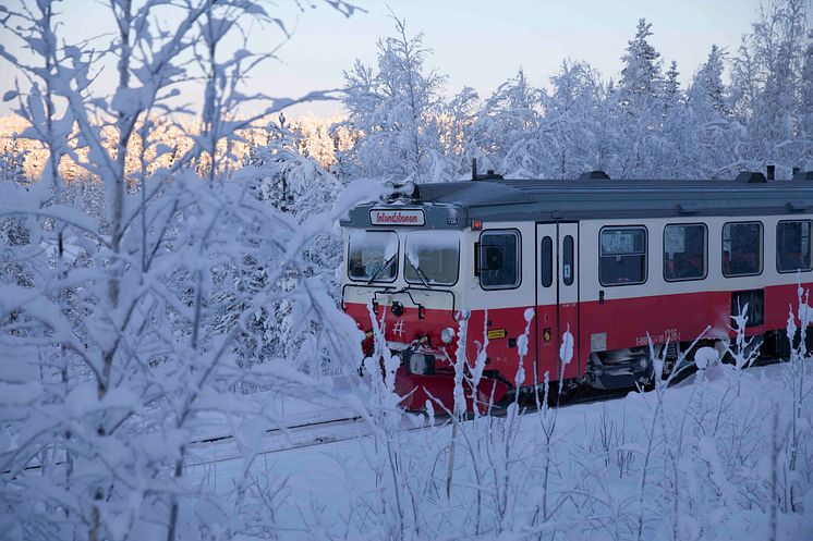 Motorvagn vinter