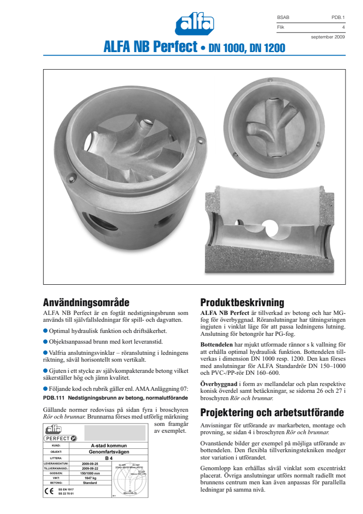 Meag Va-System AB satsar på den perfekta brunnen ALFA NB Perfect 