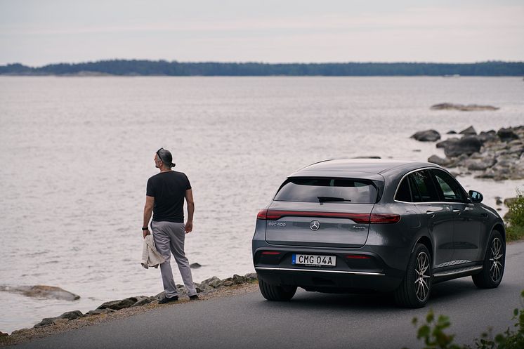 Provkörning av Mercedes-Benz EQC