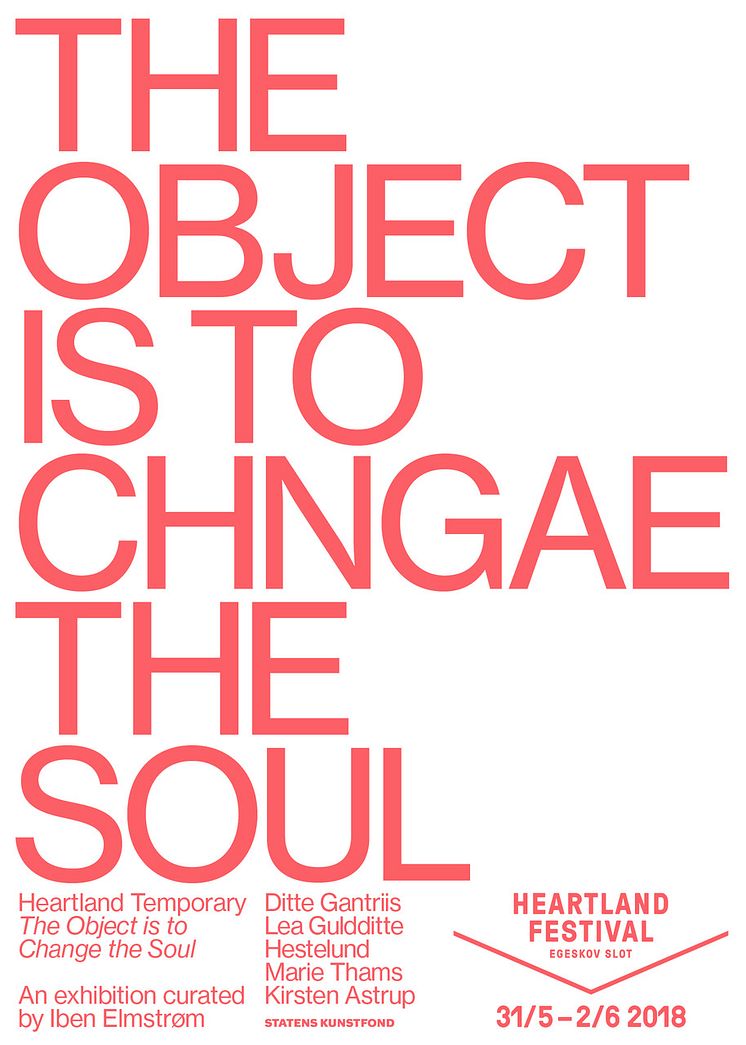 The Object is to Change the Soul plakat