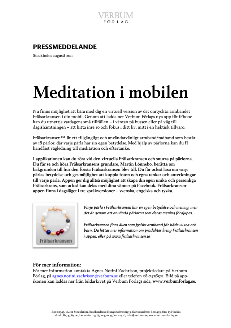 Meditation i mobilen