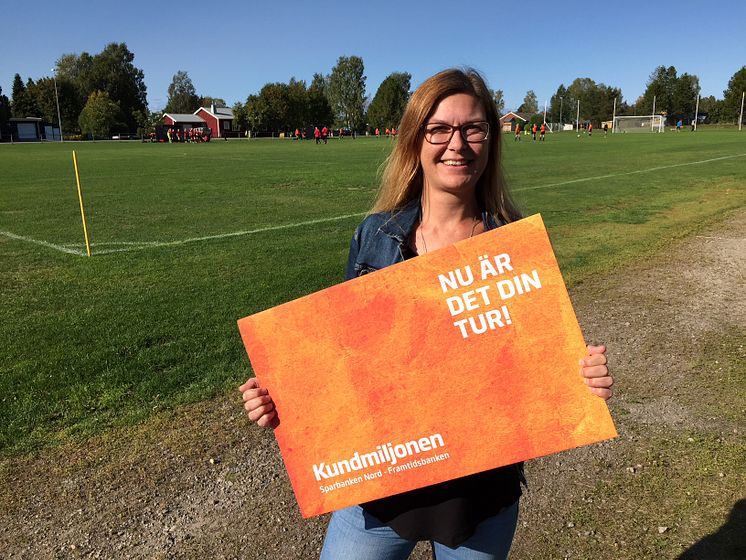 Viktoria Wikström skänker sin del av Kundmiljonen till FC Norrsken.