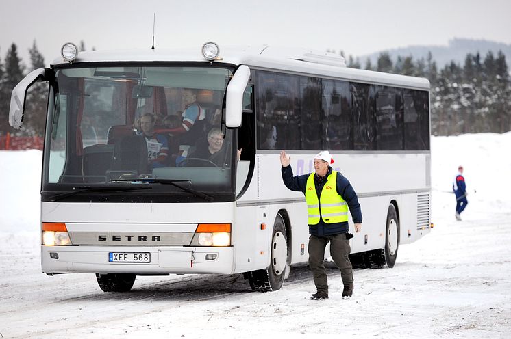 Bussar förbättrar Vasaloppets trafikflöde