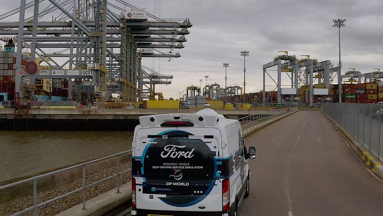 Ford DP World testprosjekt selvkjørende 2021