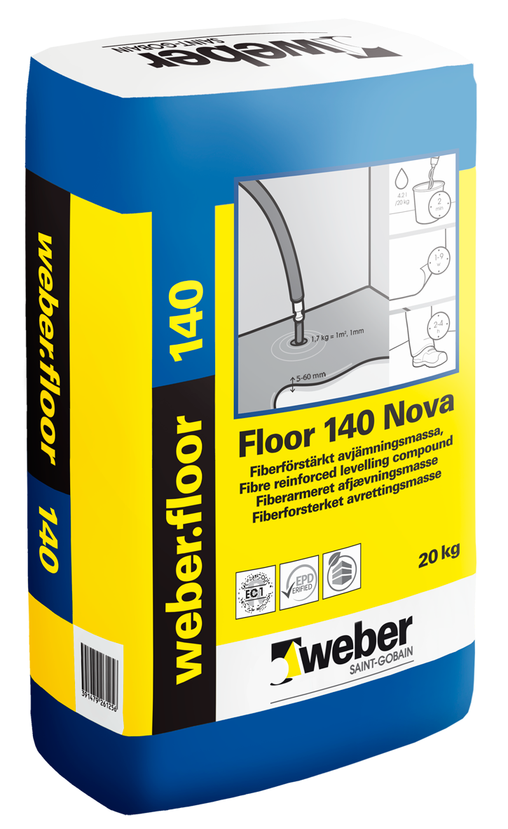 weber.floor 140 Nova - förpackningsbild