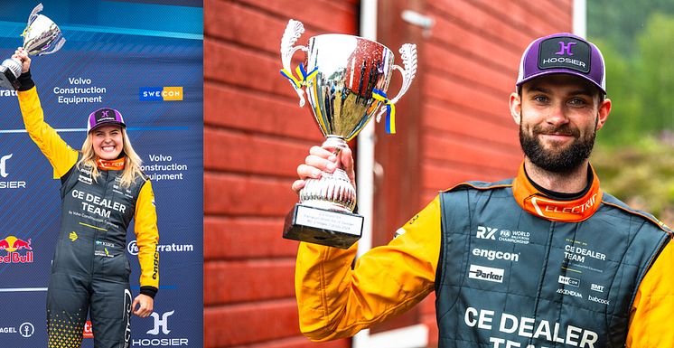 Klara Andersson och Niclas Grönholm, CE Dealer Team