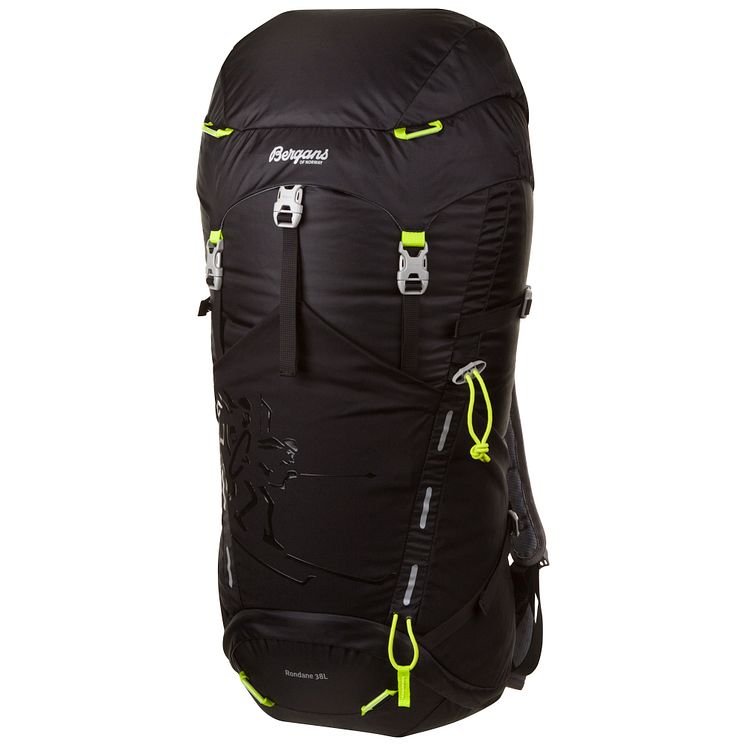 Rondane 38 L - Black/Neon Green