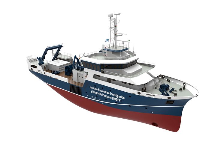 High res image - Kongsberg Maritime (Simrad) - INIDEP vessel
