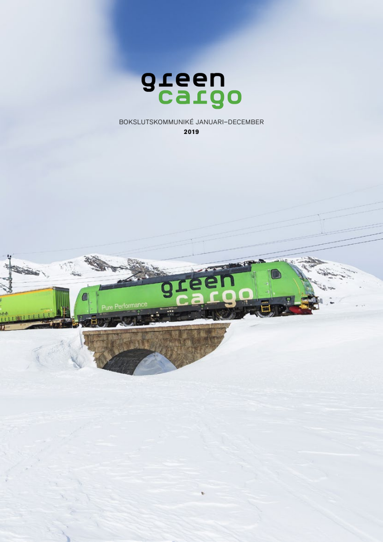 Green Cargo bokslutskommuniké 2019