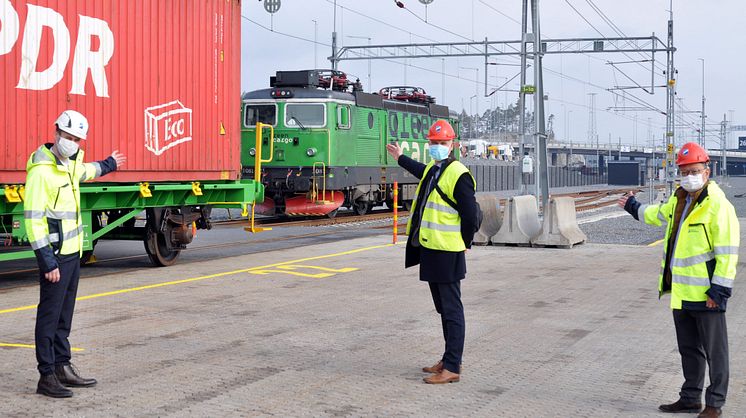 Green Cargo och Containerships utökar samarbetet med ny järnvägspendel