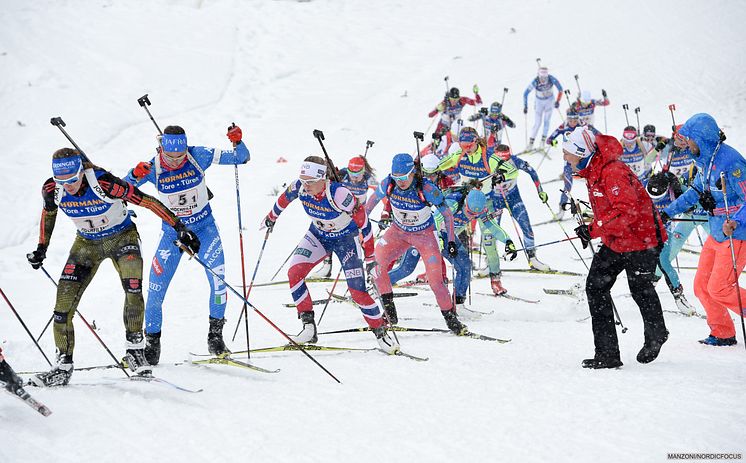 Kaia stafett VM Hochfilzen