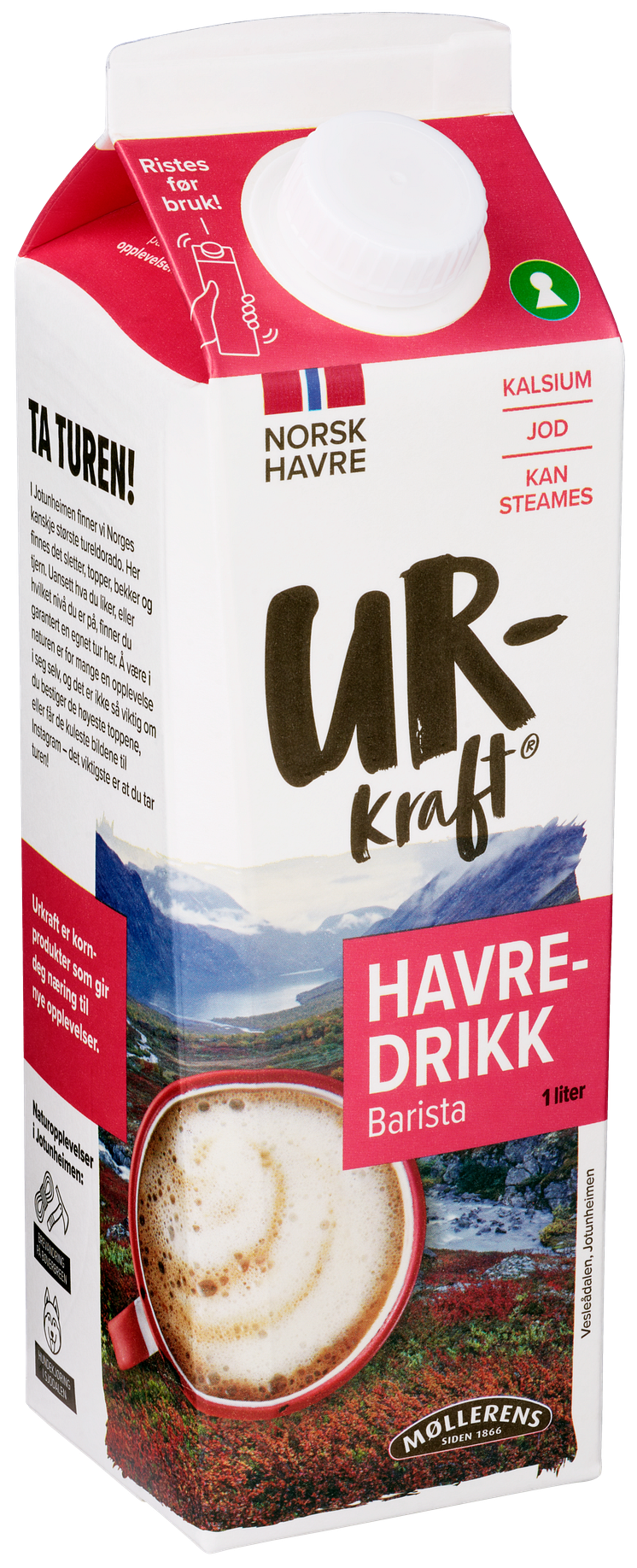 Urkraft Havredrikk Barista 1L