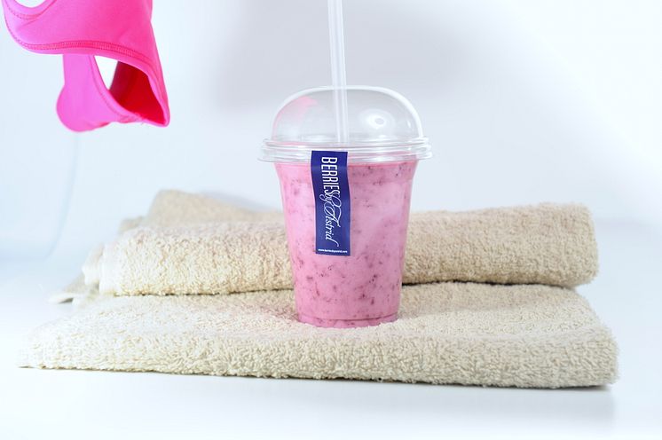 Nya mättande smoothies av Berries by Astrid på Balance Training gör din träning effektivare