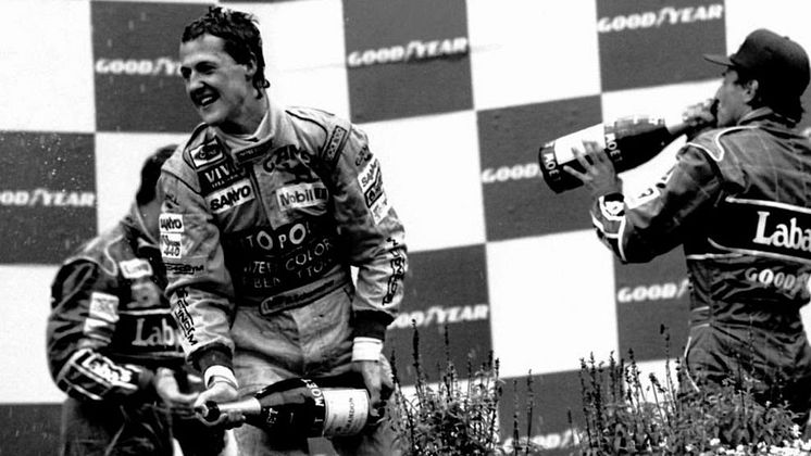 Schumacher első győzelme az F1ben