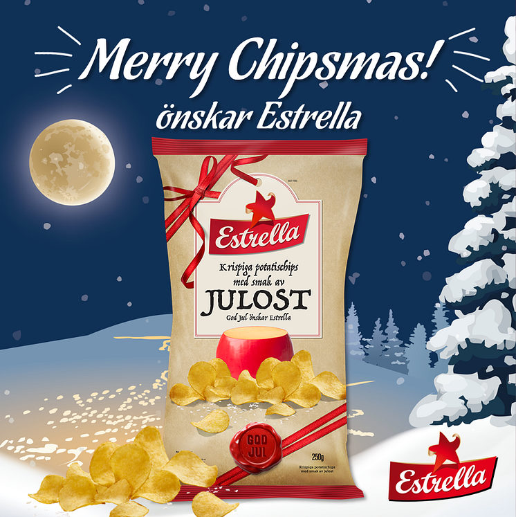 Merry Chipsmas önskar Estrella