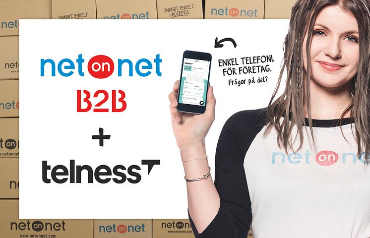 NetOnNet inleder samarbete med telekomspecialisten, Telness