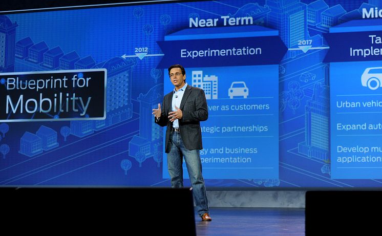 Mark Fields, Ford CEO, på CES