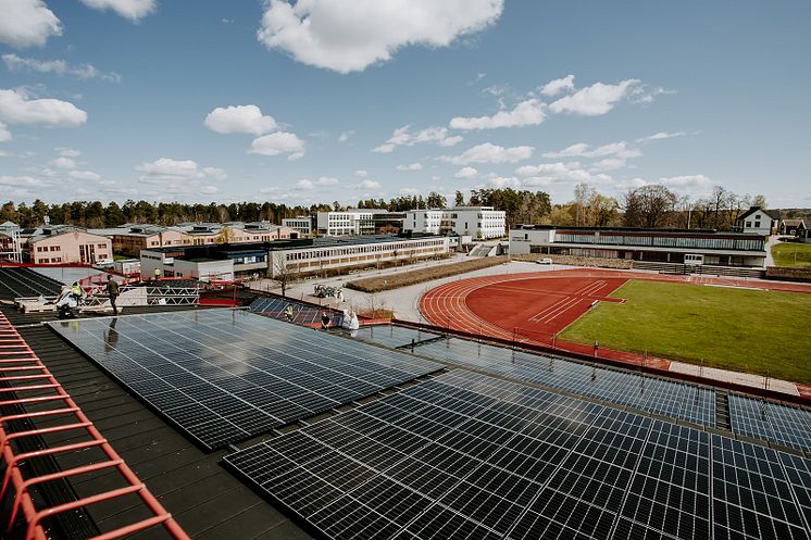 Solceller Universitetsbiblioteket, Örebro universitet