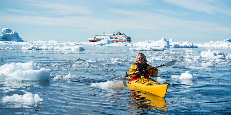 Kayaking in Antarctica