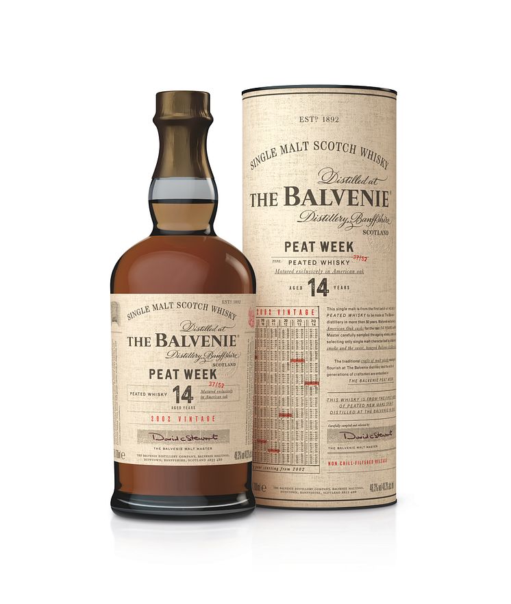 The Balvenie Peat Week 14 Bottle & Tube